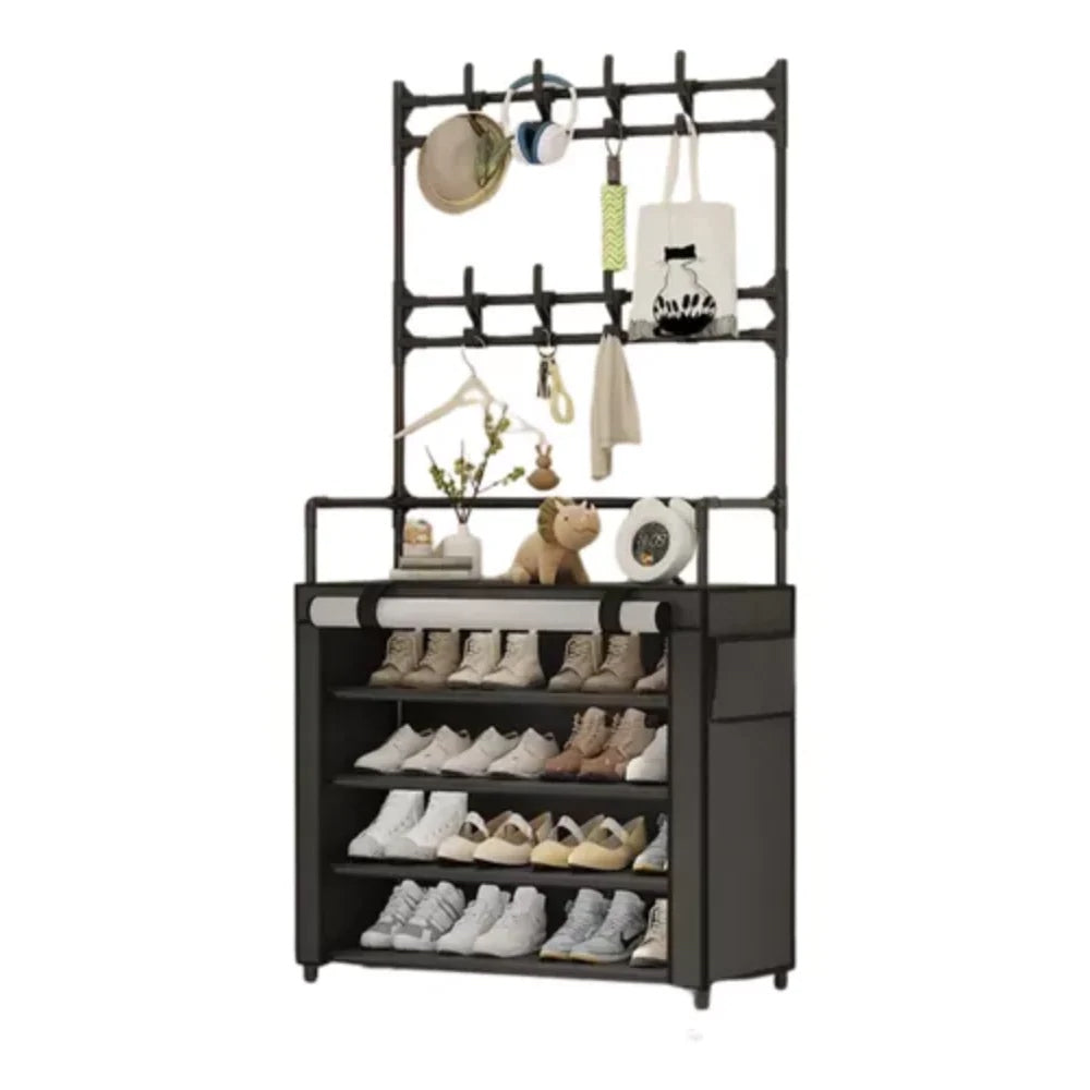 Zapatero Perchero 60cm Multifuncional 👟 Organiza tu Entrada con Estilo y Ahorra Espacio