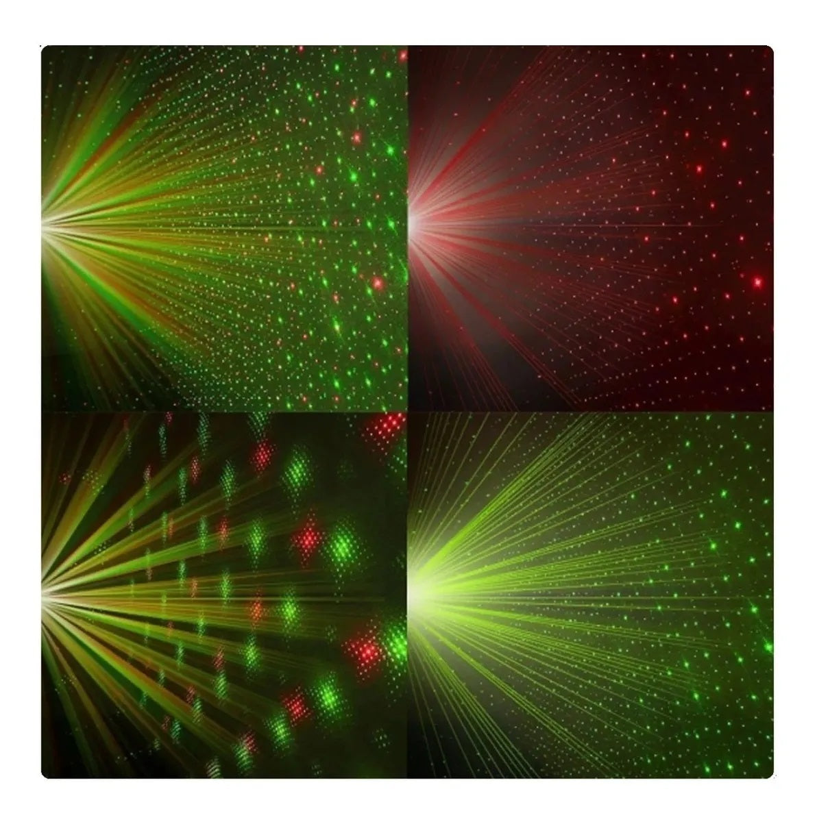 Proyector de Luces Láser Rítmico 🎶 Luces que Siguen la Música para Fiestas