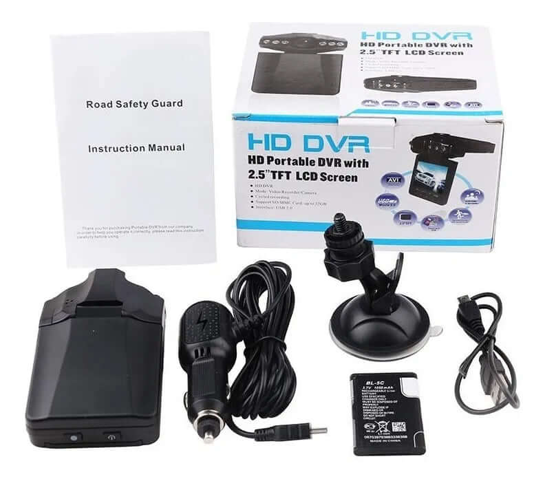 Cámara para Carro DVR HD 🚗📹 Seguridad y Grabación Continua