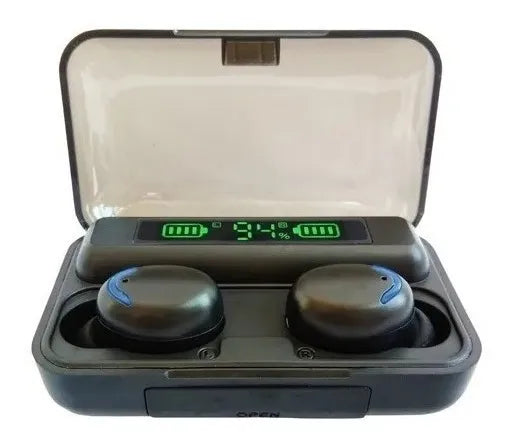 Audífonos Bluetooth F9 Inalámbricos 🎧 Pantalla LED + Power Bank