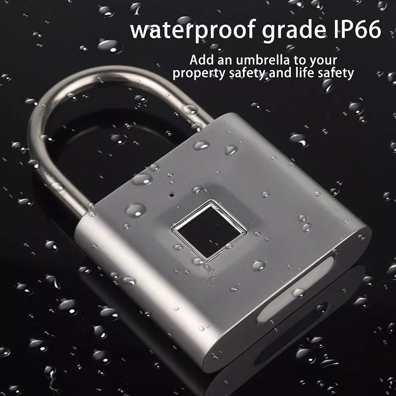 Candado con Huella Digital 🔐 Seguridad sin Llaves y Recargable