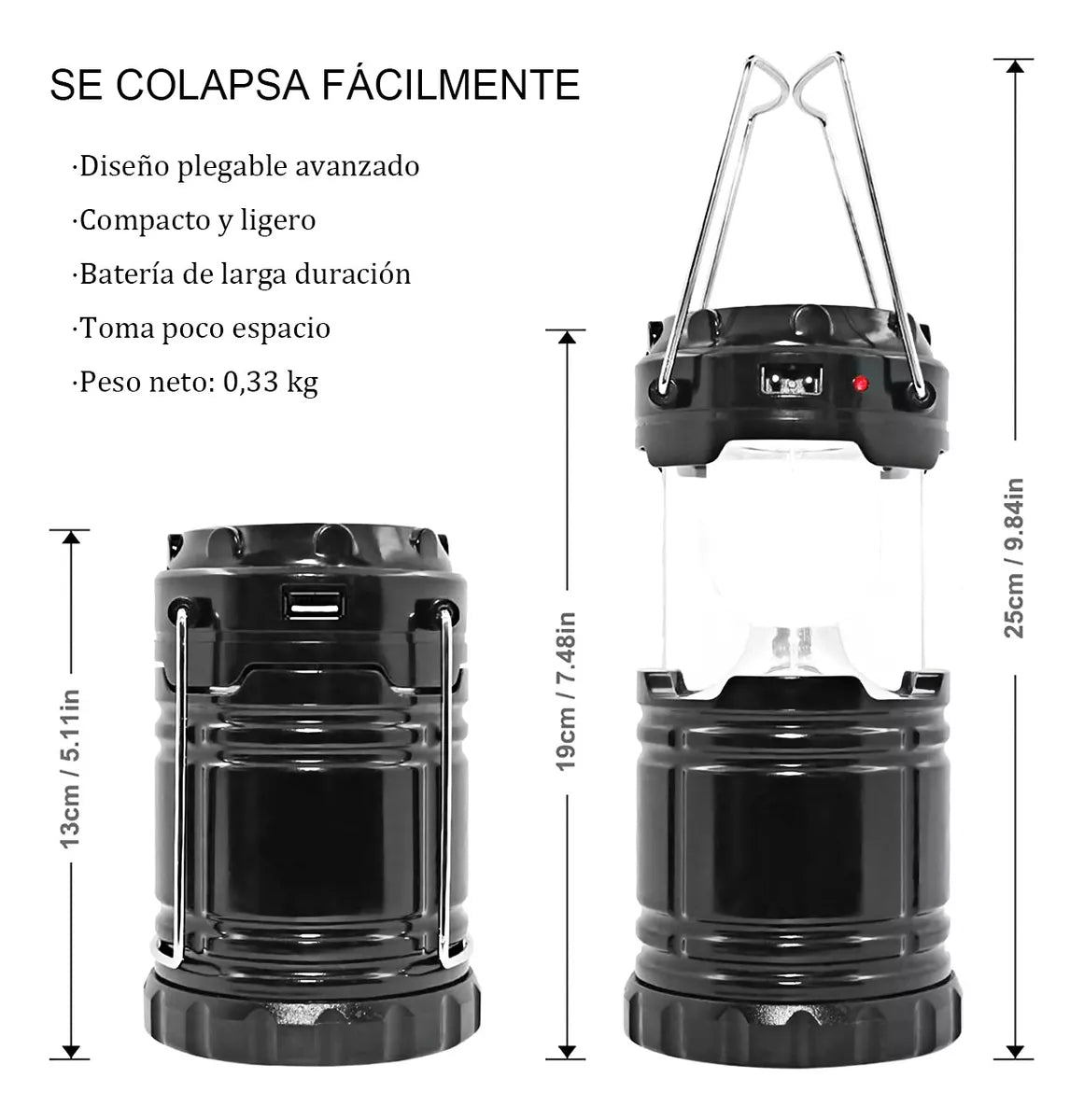 Linterna de Emergencia 🔋 Ilumina y Carga tu Celular en Cualquier Lugar y5700
