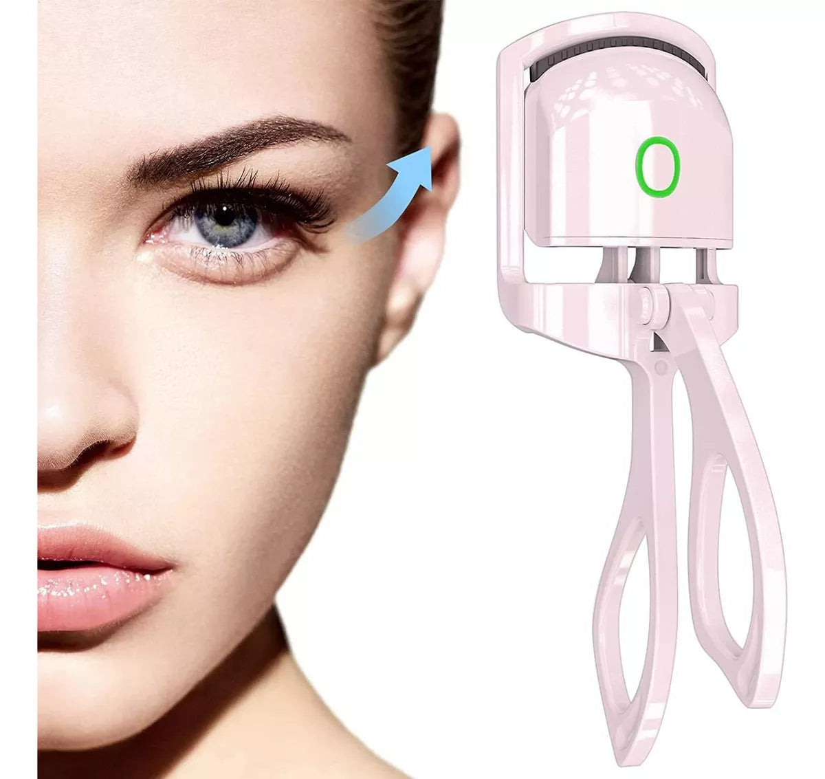 Rizador de Pestañas Eléctrico Recargable USB – Curvado Natural y Duradero 👁️