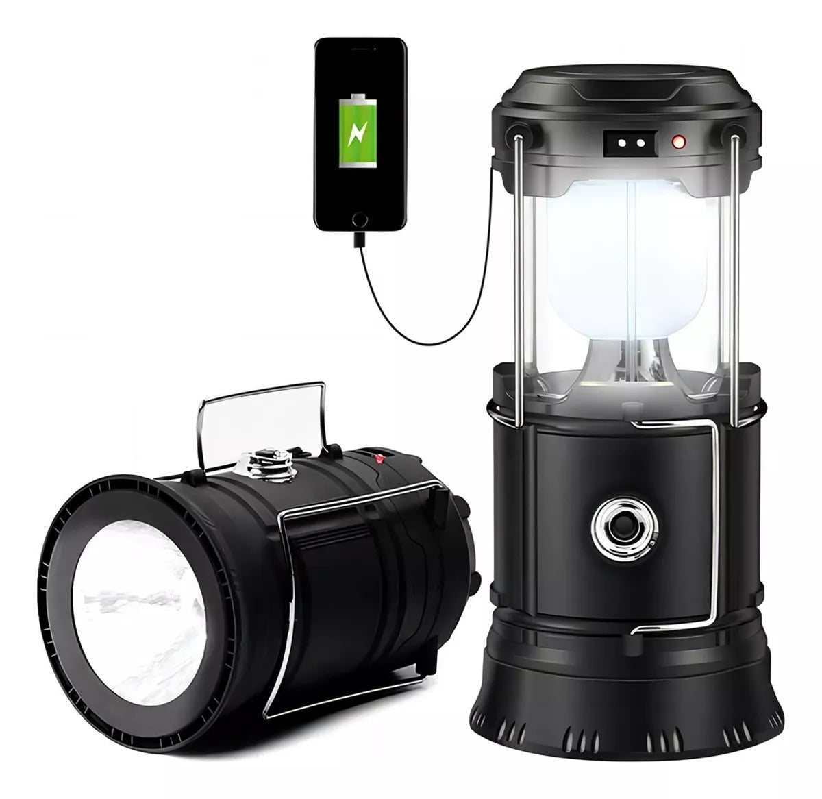 Linterna de Emergencia 🔋 Ilumina y Carga tu Celular en Cualquier Lugar y5700
