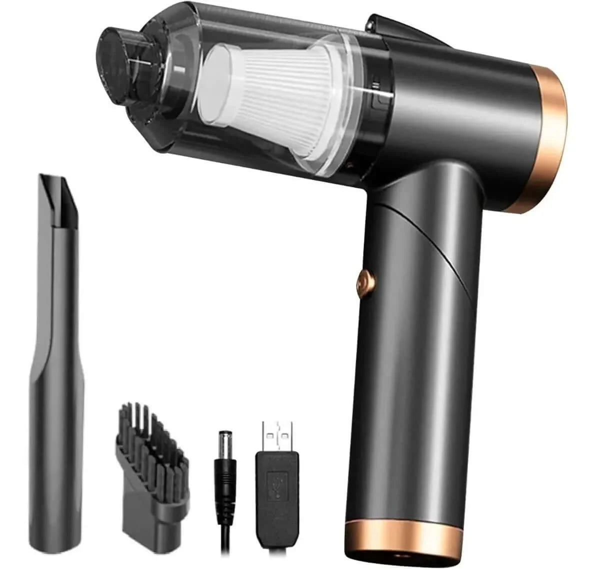Mini Aspiradora Inalámbrica Potente 🧹 Recargable USB y Portátil