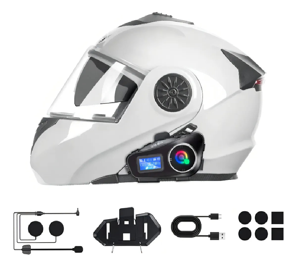 Intercomunicador para Moto Q58 MAX 🏍️ Bluetooth, Llamadas y Música