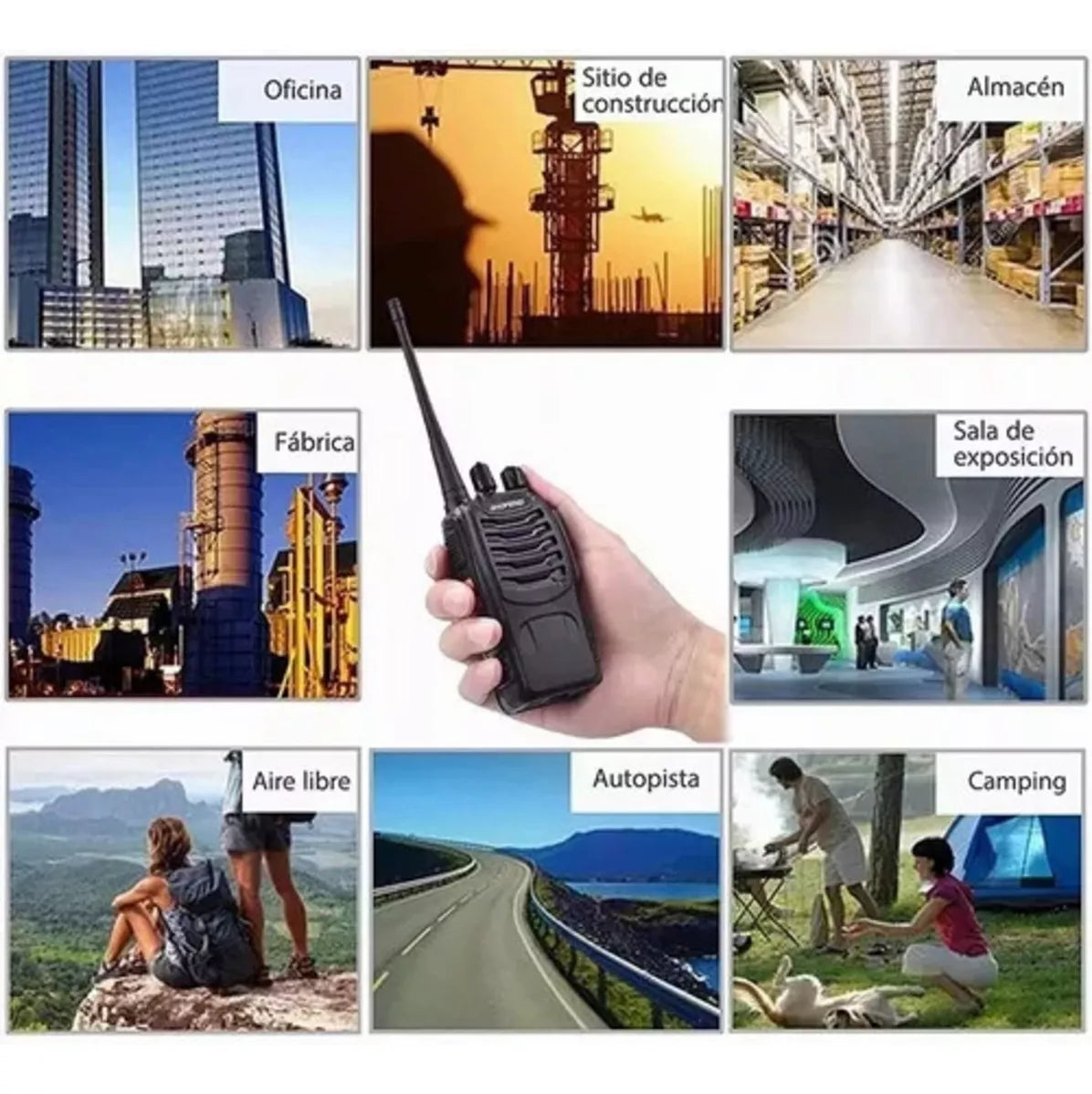 Kit x4 Radios Baofeng BF-888S š» Walkie Talkie UHF con Auricular