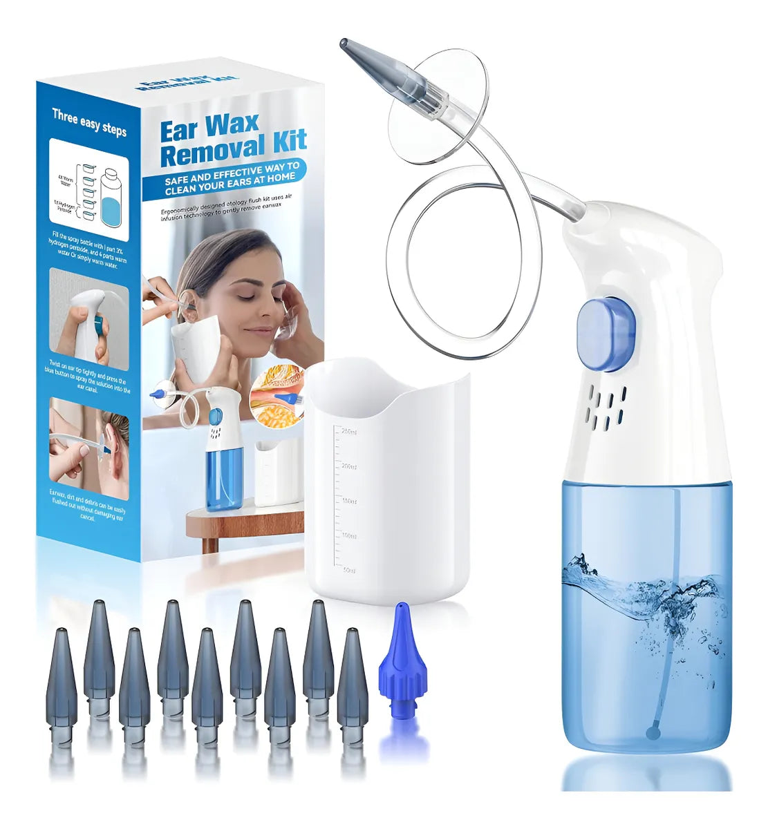 Kit de Limpieza de Oídos 👂 Higiene Segura para Adultos y Niños