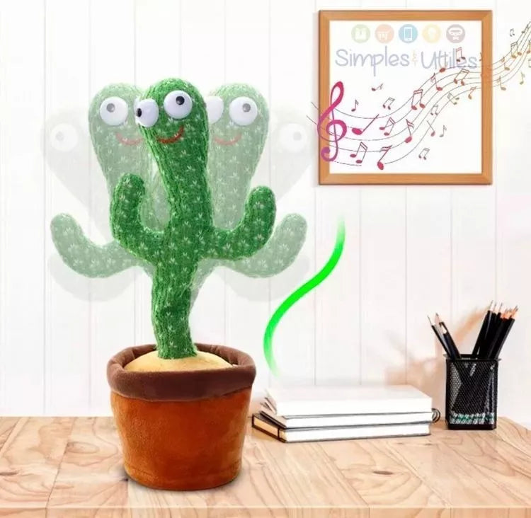 Cactus Bailarín Interactivo 🌵🎶 Imita Voz, Canta y Baila