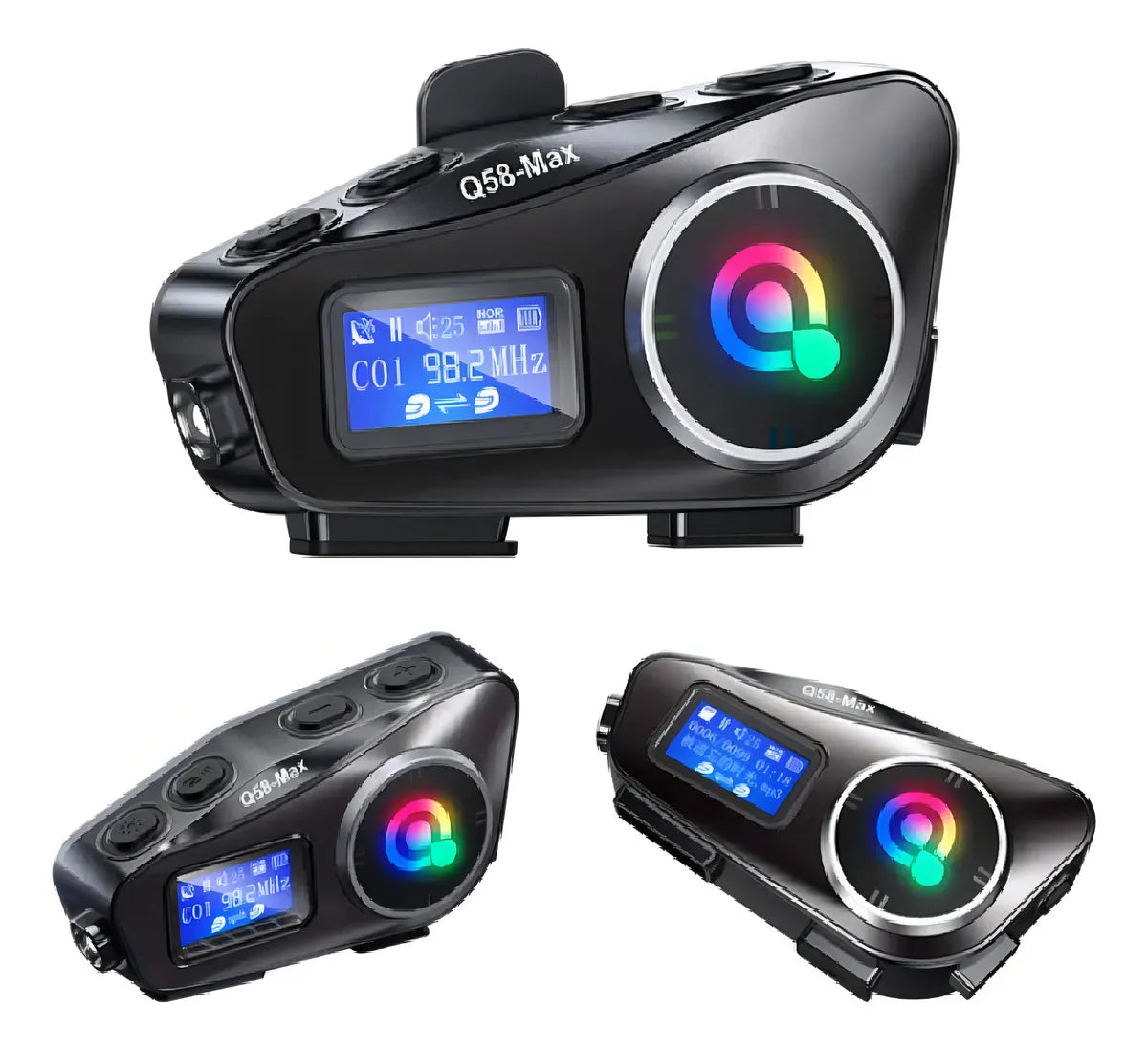 Intercomunicador para Moto Q58 MAX 🏍️ Bluetooth, Llamadas y Música
