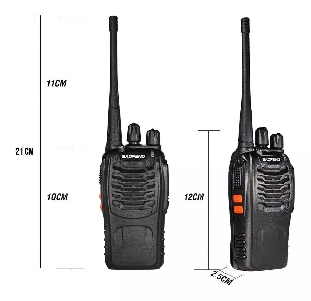 Kit x2 Walkie Talkie Baofeng 📻 Comunicación Profesional