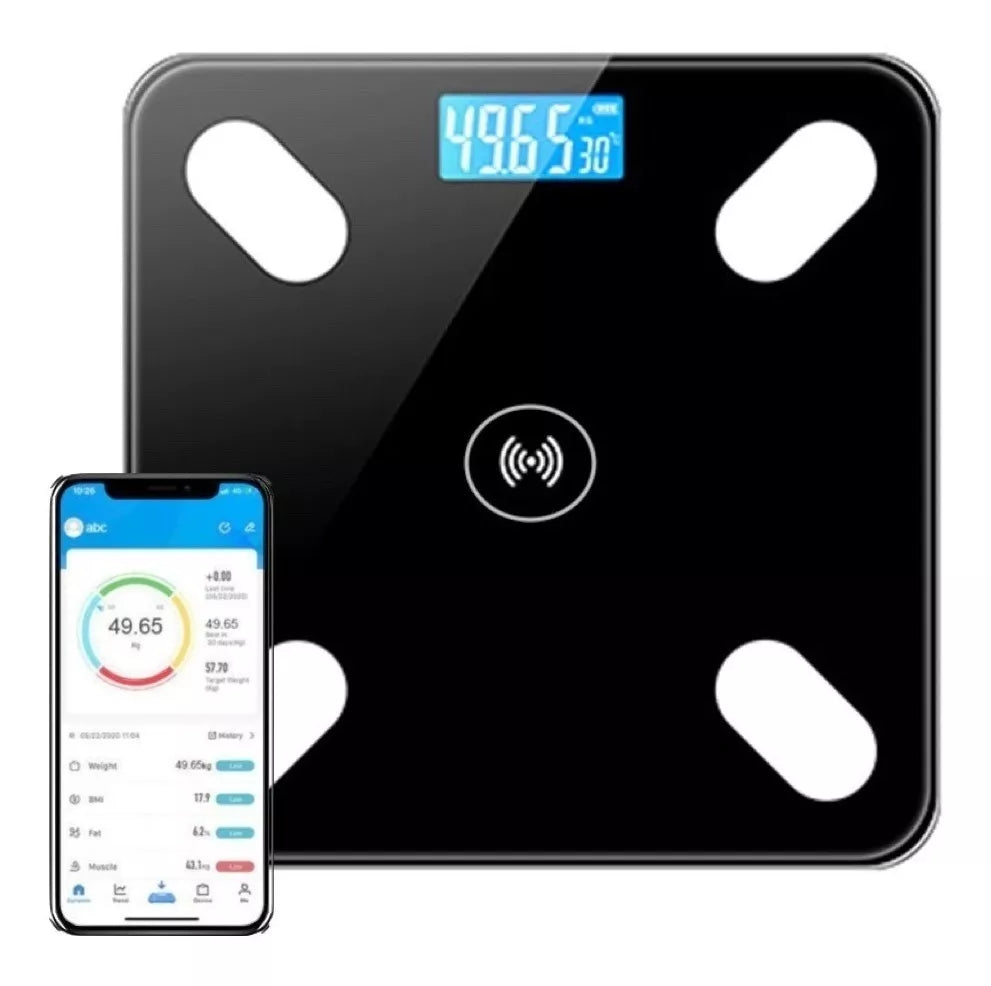 Báscula Digital Inteligente Bluetooth ⚖️ Control de Peso desde el Celular