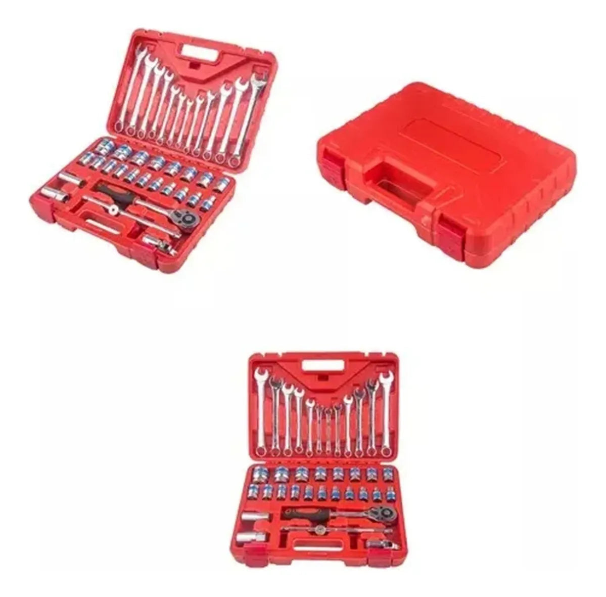 Juego de Copas y Ratchet 37 Piezas – Set Mecánico Profesional 🔧