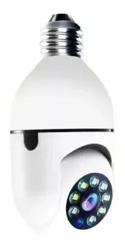 Cámara de Seguridad 360° Tipo Bombillo 💡 Control desde el Celular