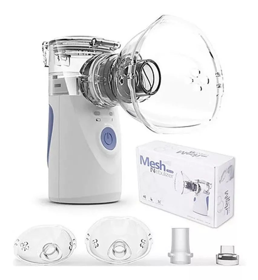 Nebulizador Portátil Recargable 🫁 Uso Adulto y Pediátrico en Casa
