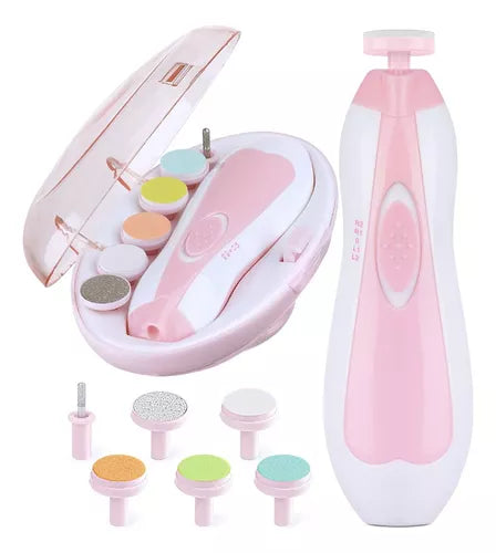 Pulidor de Uñas Eléctrico para Bebé 👶 Lima Segura y Suave para Recién Nacidos