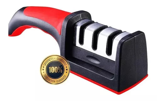 Afilador de Cuchillos Profesional 🔪 Afila en Segundos con Sistema de 3 Niveles