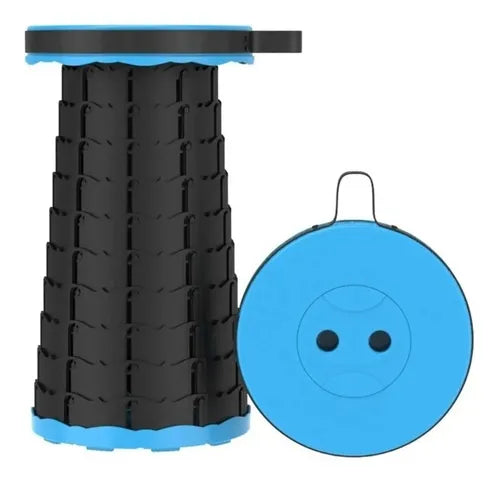 Silla Plegable Retráctil 🪑 Soporta hasta 130 kg | Portátil y Resistente
