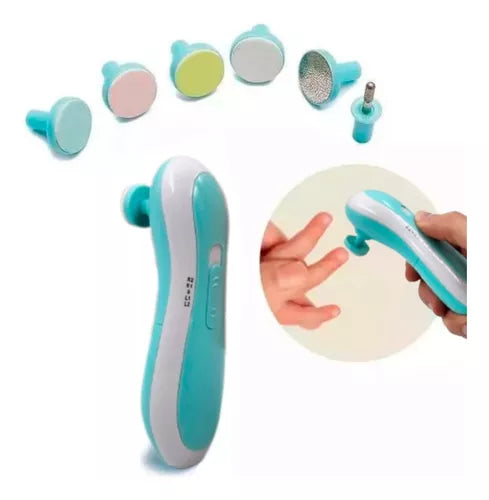 Pulidor de Uñas Eléctrico para Bebé 👶 Lima Segura y Suave para Recién Nacidos