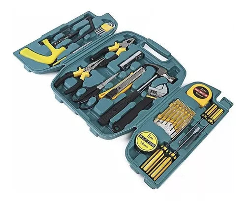 Kit de Herramientas Multifuncional 27 Piezas 🔧 Caja Completa para Hogar y Taller