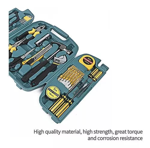 Kit de Herramientas Multifuncional 27 Piezas 🔧 Caja Completa para Hogar y Taller