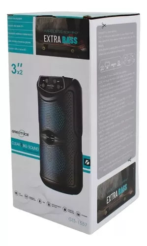 Parlante Portátil Bluetooth Greatnice 🔊 Doble Parlante Sonido Potente