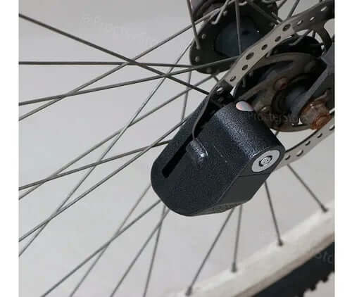 Candado Antirrobo para Moto 🔐 Bloqueo de Freno con Alarma