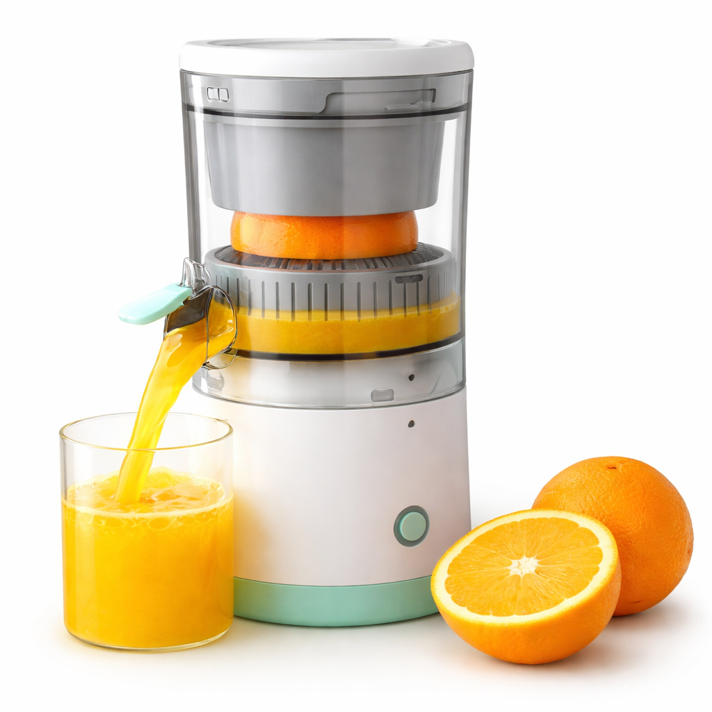 Exprimidor Eléctrico Recargable 🍊 Jugos Naturales en Segundos