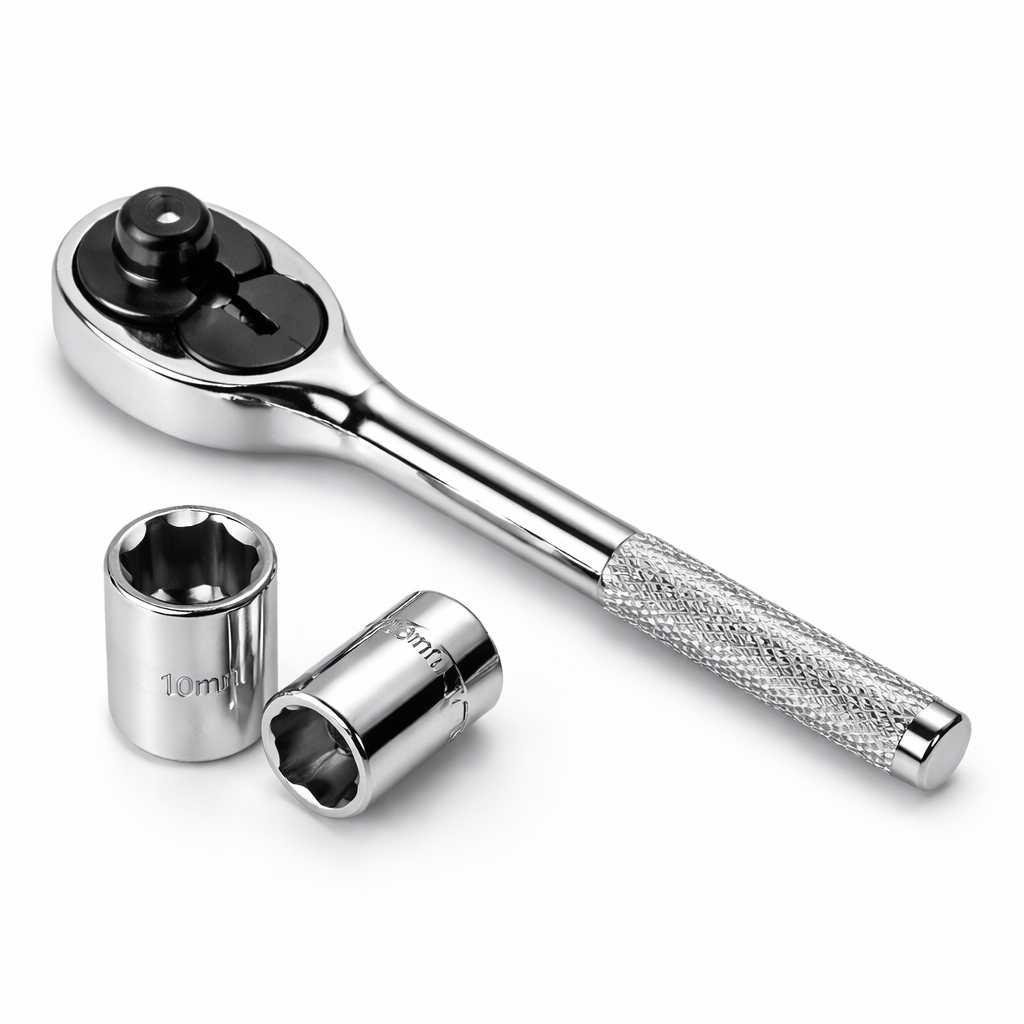 Juego de Raches y Copas 40 Piezas 🔧 Kit Mecánico para Moto y Carro