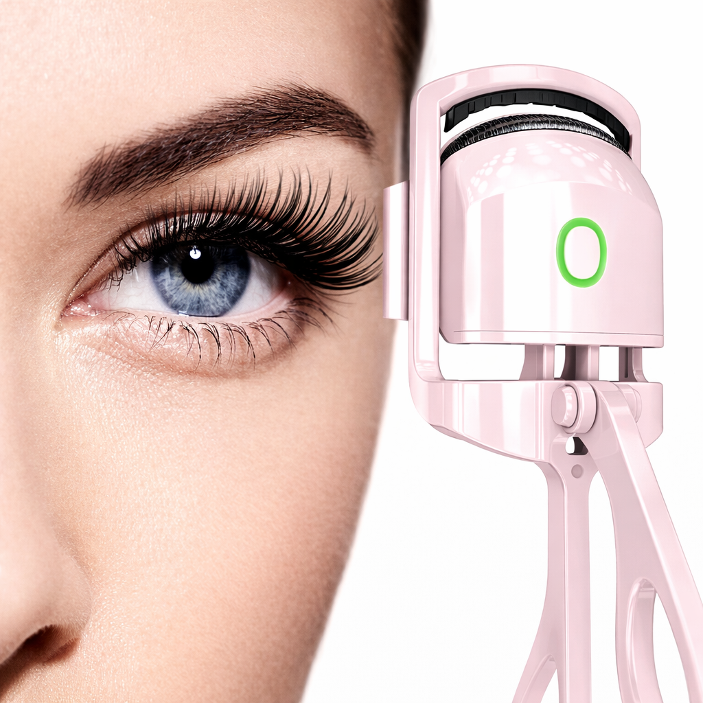 Rizador de Pestañas Eléctrico Recargable USB – Curvado Natural y Duradero 👁️