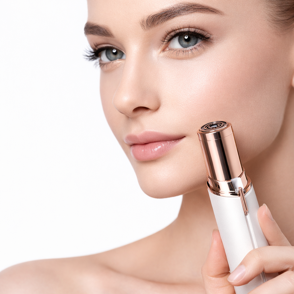 Depiladora Facial Eléctrica Recargable USB – Piel Suave y Sin Dolor ✨