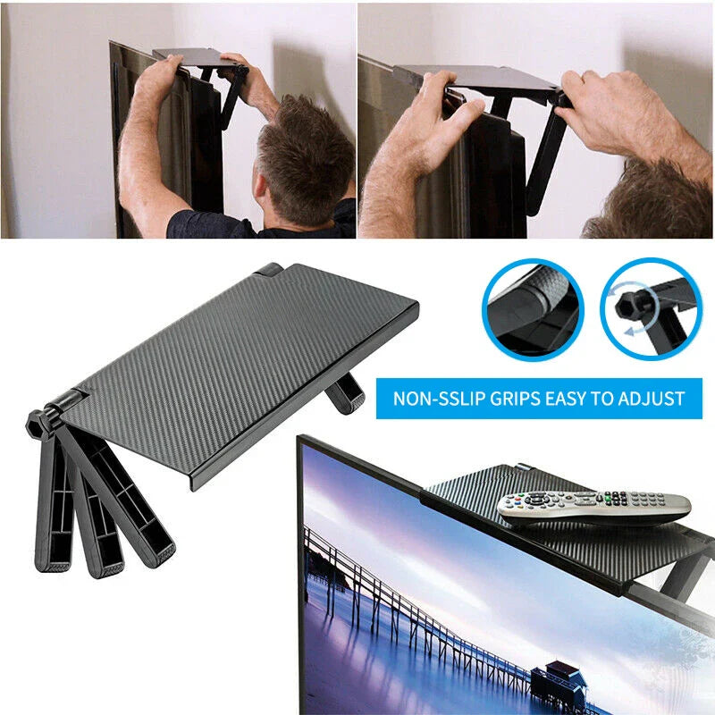 Repisa Ajustable para TV 📺 Soporte Plegable Ahorra Espacio