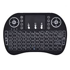 Mini Teclado Inalámbrico con AirMouse 🎮 Iluminado y Compatible con Android TV y Smart TV