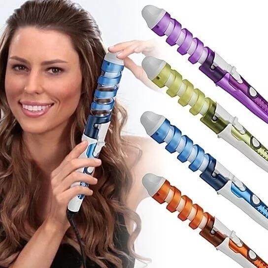 Cepillo Pinza Rizador de Cabello – Rizos y Ondas Definidas al Instante 💁♀️