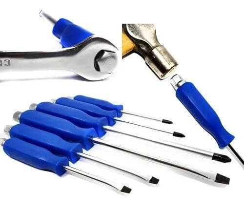 Juego de Destornillador de Impacto 🔩 Alta Fuerza para Tornillos Difíciles (6 Piezas)