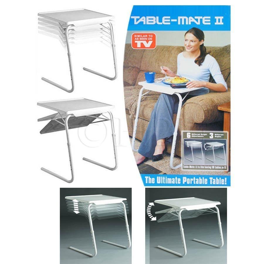 Mesa Ajustable Table Mate – Portátil, Plegable y Multiusos 🛋️