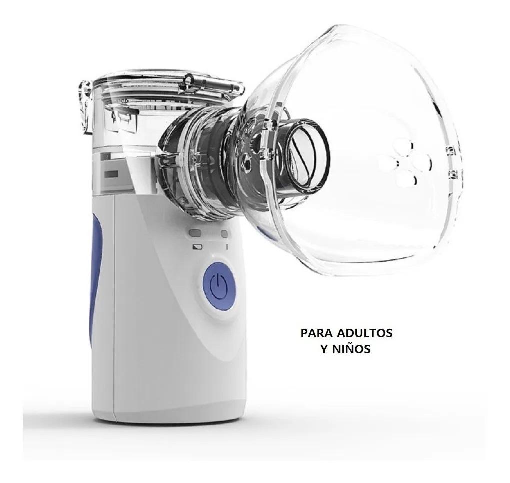 Nebulizador Portátil Recargable 🫁 Uso Adulto y Pediátrico en Casa