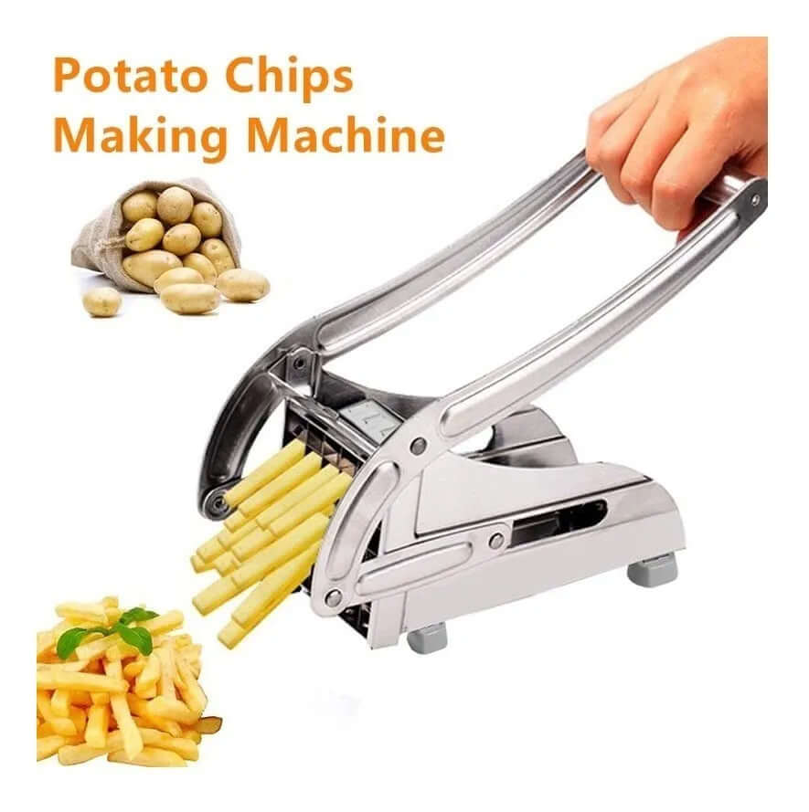 Cortador de Papas a la Francesa 🍟 Acero Inoxidable y Fácil de Usar