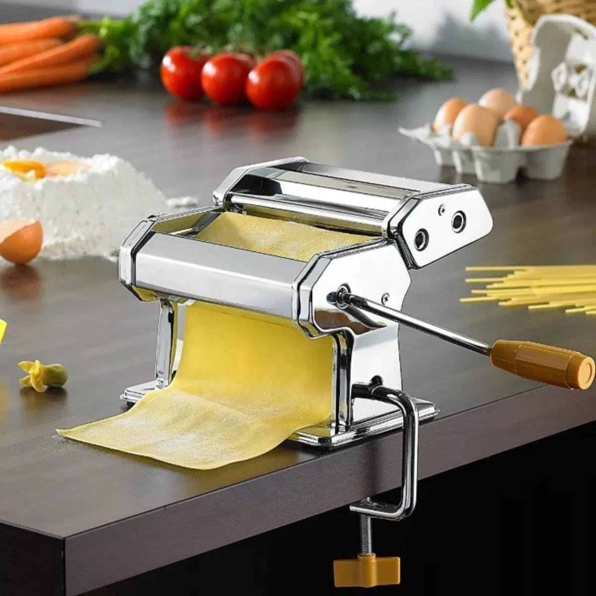 Máquina para Hacer Pasta Casera 3 en 1 🍝 Acero Inoxidable