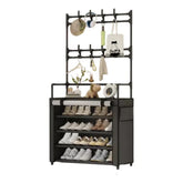 Zapatero Perchero 60cm Multifuncional 👟 Organiza tu Entrada con Estilo y Ahorra Espacio