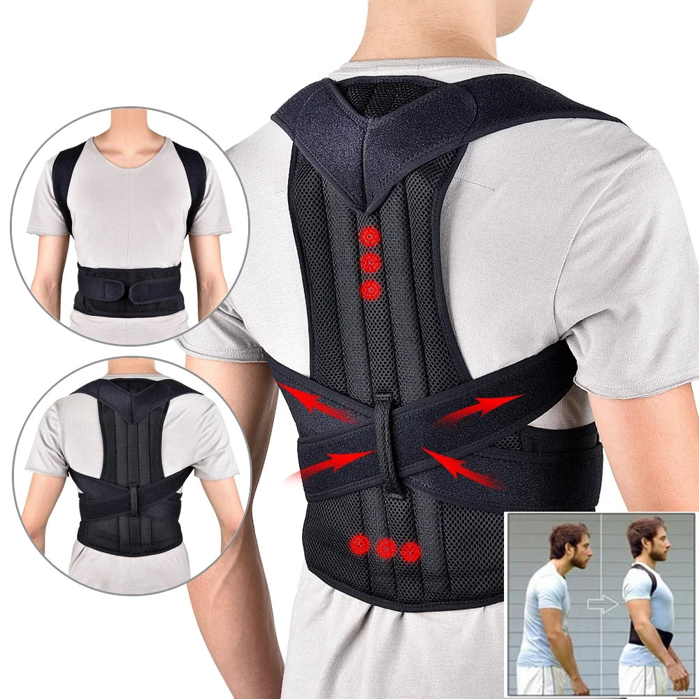 Corrector de Postura Unisex 🧍‍♂️ Mejora tu Espalda y Postura Diaria