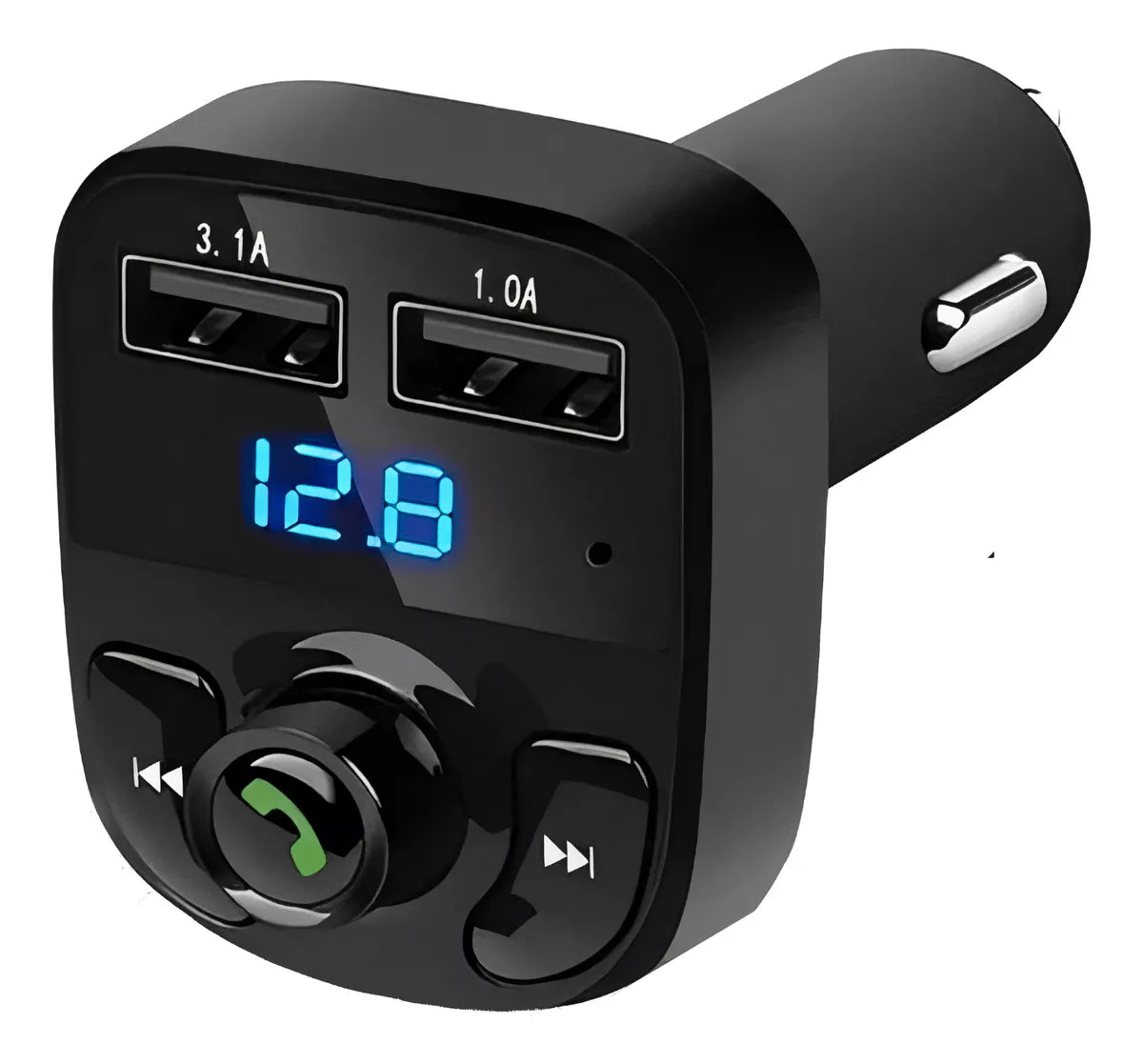 Transmisor Bluetooth 5.0 para Carro 🚗 Cargador Dual USB FM MP3