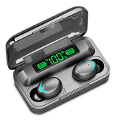 Audífonos Bluetooth F9 Inalámbricos 🎧 Pantalla LED + Power Bank