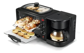Horno Eléctrico Sokany 3 en 1 🍳 Cocina, Tuesta y Prepara Café