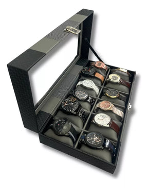 Estuche de Lujo para Relojes ⌚ Organizador x12 Puestos