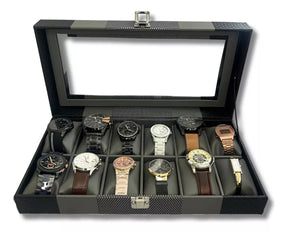 Estuche de Lujo para Relojes ⌚ Organizador x12 Puestos