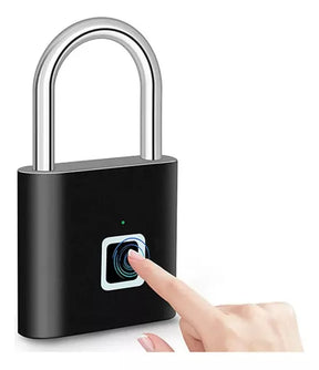 Candado con Huella Digital 🔐 Seguridad sin Llaves y Recargable