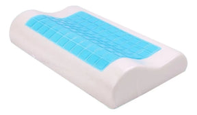 Almohada Ortopédica Memory Foam con Gel Frío 💤 Alivia Dolor Cervical y Mejora tu Descanso