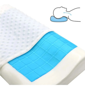 Almohada Ortopédica Memory Foam con Gel Frío 💤 Alivia Dolor Cervical y Mejora tu Descanso