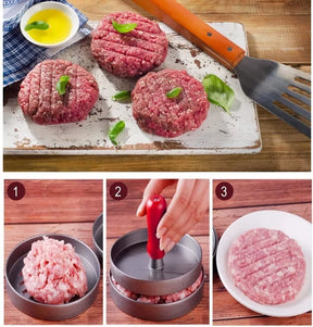 Molde Prensa para Hamburguesas 🍔 Forma Hamburguesas Perfectas en Casa